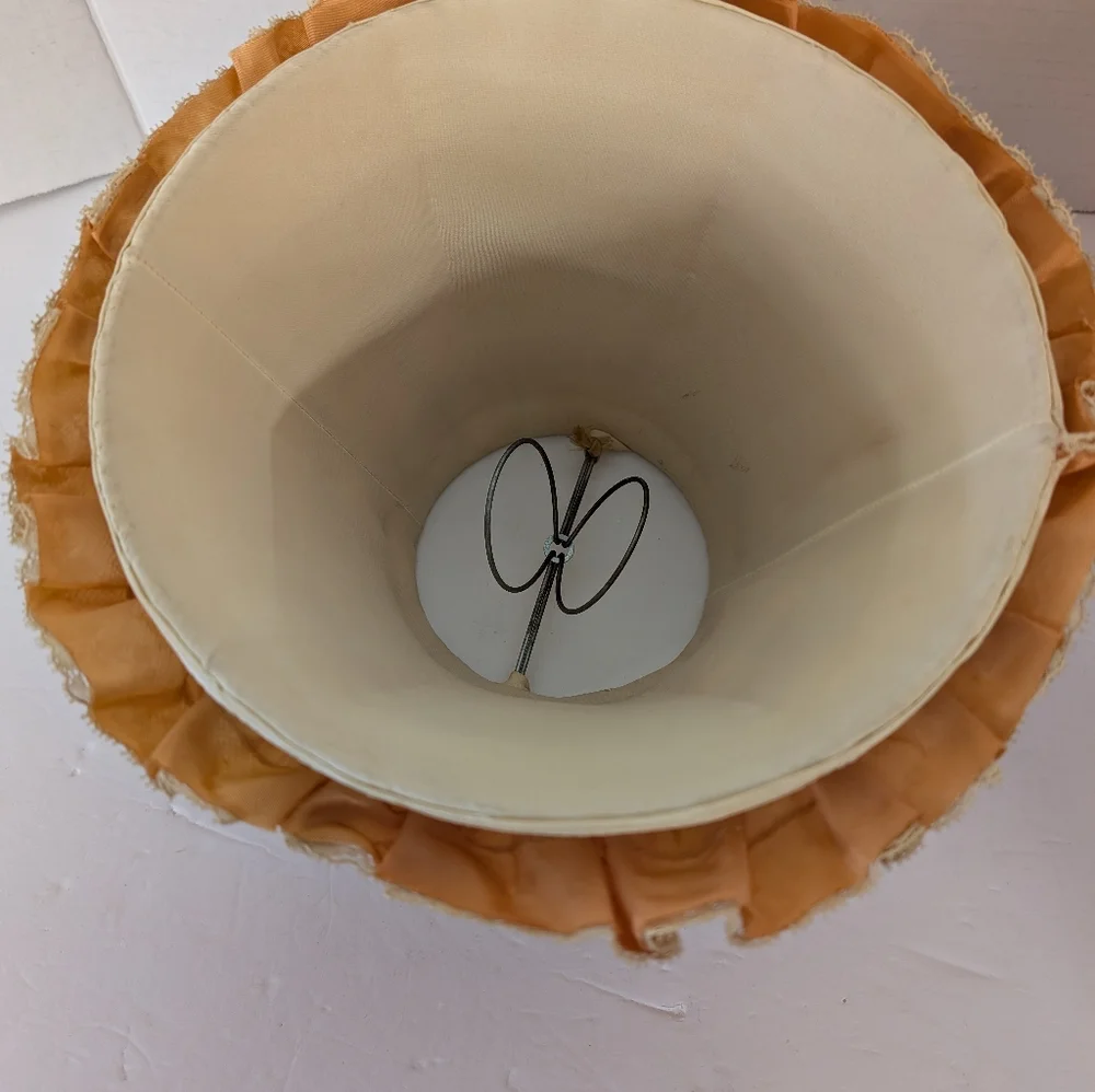 Vintage Lamp Shade That Clips On To The Light Bulb